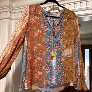 Floral Multicolor Women's Top